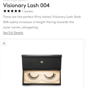 Visionary Lash Style 004 Vegan Luxury lashes Volume Length Med/Full 4-11 mm